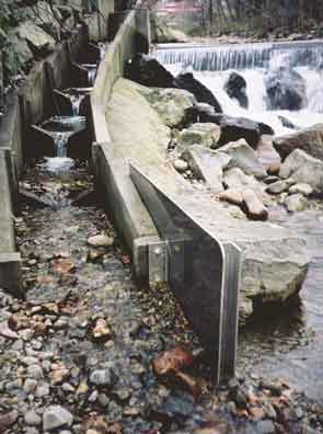 Fish Ladder - Gravel Deposits